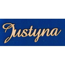 Justyna  4x12cm ,   cz;amaze